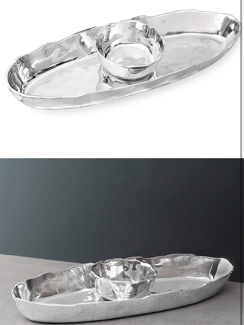 BEATRIZ BALL SOHO Brooklyn Deep Oval Chip & Dip